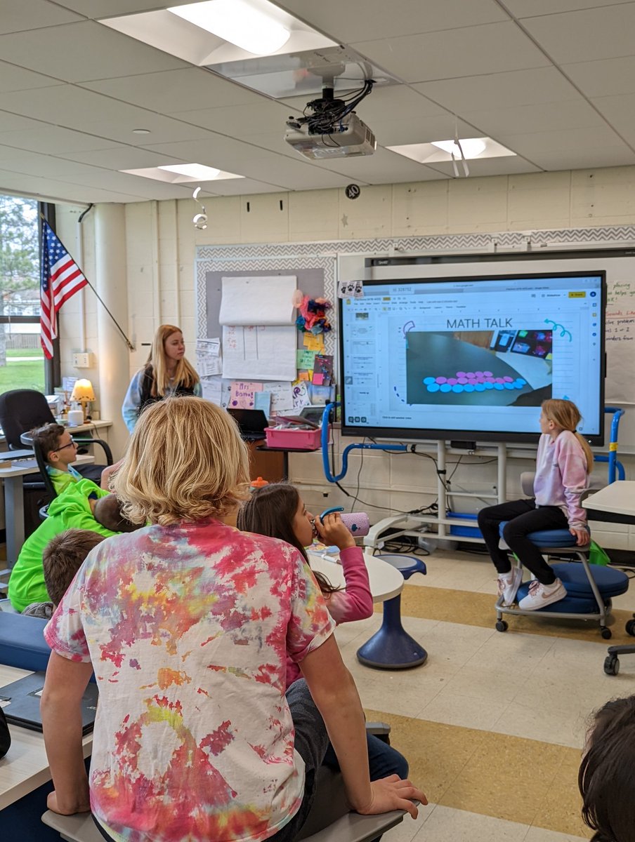 Student created math talks <a href="/EdisonD205/">Edison Elementary</a> <a href="/LincolnD205/">Lincoln Elementary</a> #empower