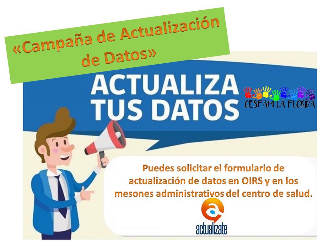 CesfamLF's tweet photo. Hoy iniciamos nuestra campaña de #actualizaciondedatos en el centro de salud 😉 Nuestro voluntariado del consejo de usuarios nos apoyó en esta primera instancia.Recordar que puedes solicitar el formulario en cualquier mesón administrativo y así actualizar tus datos personales 🤗 https://t.co/Z90GNcEL16
