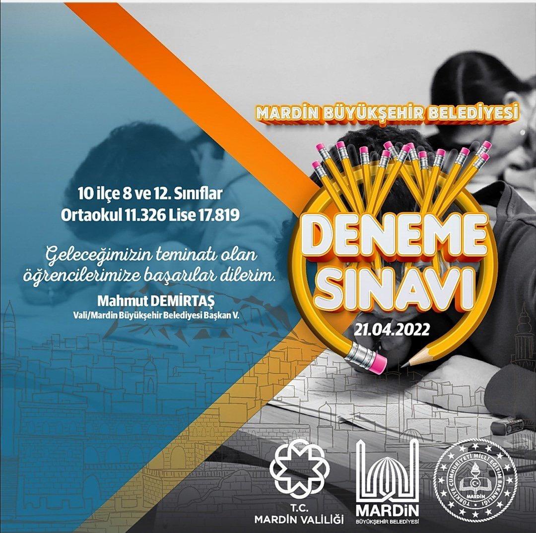 #Mardin Valimiz ve Mardin Büyükşehir Belediyesi Başkan V. Sayın #MahmutDemirtaş'a eğitime katkılarından dolayı teşekkür ederiz.

<a href="/mahmutdemirttas/">Mahmut Demirtaş</a> 
<a href="/mardinilmem/">Mardin İl Millî Eğitim Müdürlüğü</a> 
<a href="/Murat69_Demir/">Murat Demir</a> 
<a href="/mehmeteminduya1/">Mehmet Emin DUYAN</a>
<a href="/artukluilcemem/">Artuklu İlçe Milli Eğitim Müdürlüğü</a>