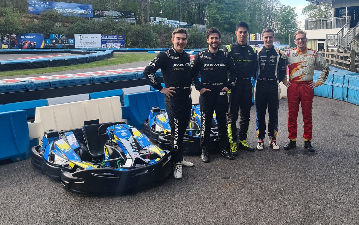 Buckmore 24 hour team looking gooooood (2nd Bridle MIA)