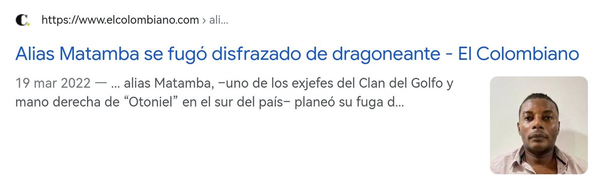 doctorcruz2021A's tweet photo. @Helmuttheidelb1 @Matador000 @COL_EJERCITO @FicoGutierrez El clan del golfo que según @IvanDuque y @mindefensa tenia #LasHorasContadas cuyo cabecilla #AliasMatamba se escapó de #LaPicota donde @AlvaroUribeVel compra testigos y sus socios en la #ÑeñePolitica #KikoGomez y #Marquitosfigueroa planean entrampamientos contra @petrogustavo🧵 https://t.co/fMRp2scdpQ