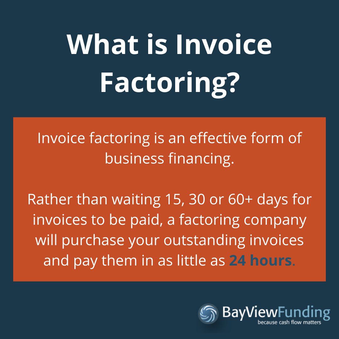 We are passionate about helping our customers understand and embrace invoice factoring as a useful tool for cash flow success! Learn more here:

hubs.ly/Q017YNQ_0