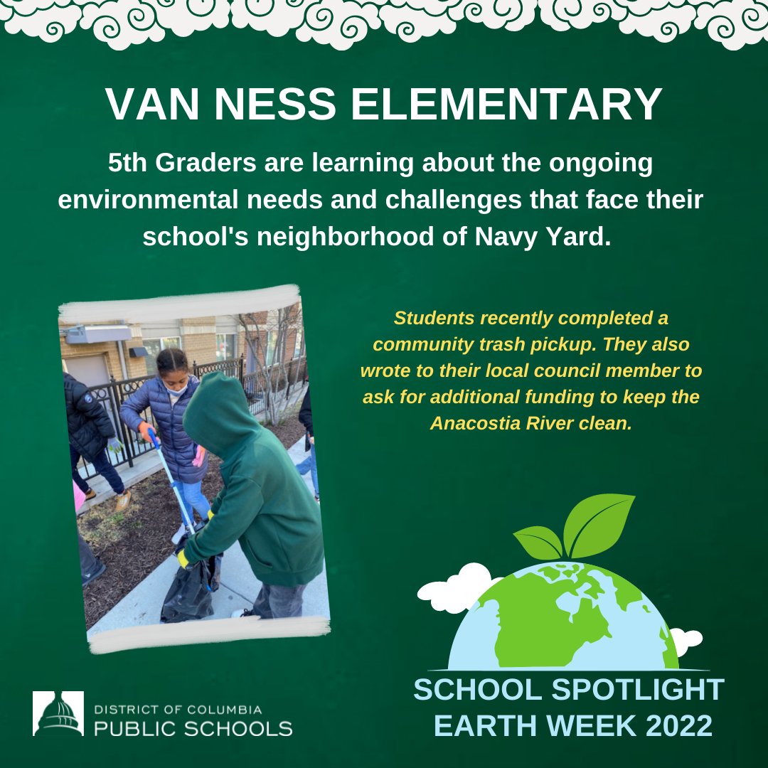 dcpublicschools's tweet photo. As urban areas develop, @VanNessDCPS students are learning about the need to consider the impact that occurs on our surrounding environment, particularly on the land, water, and animals. #DCPSEarthWeek https://t.co/TPpjlrUs7e
