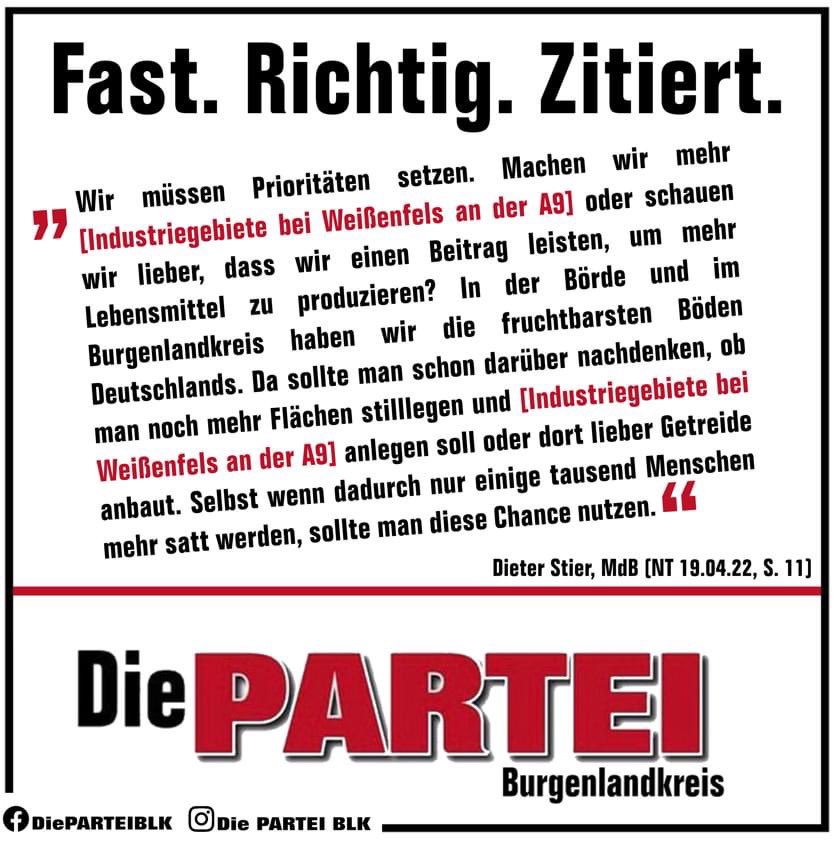 parteiblk's tweet photo. Wenn die Lebensmittelpreise weiter so steigen, werden wir uns diese bald eh nicht mehr leisten können, dann können wir uns den Anbau auch gleich sparen und die Landschaft mit formschönen Industrieanlagen vollpflastern! #weißenfels #dieterstier @CDU_BLK @cdulsa #CDU @CDU https://t.co/L1VbI37mLr