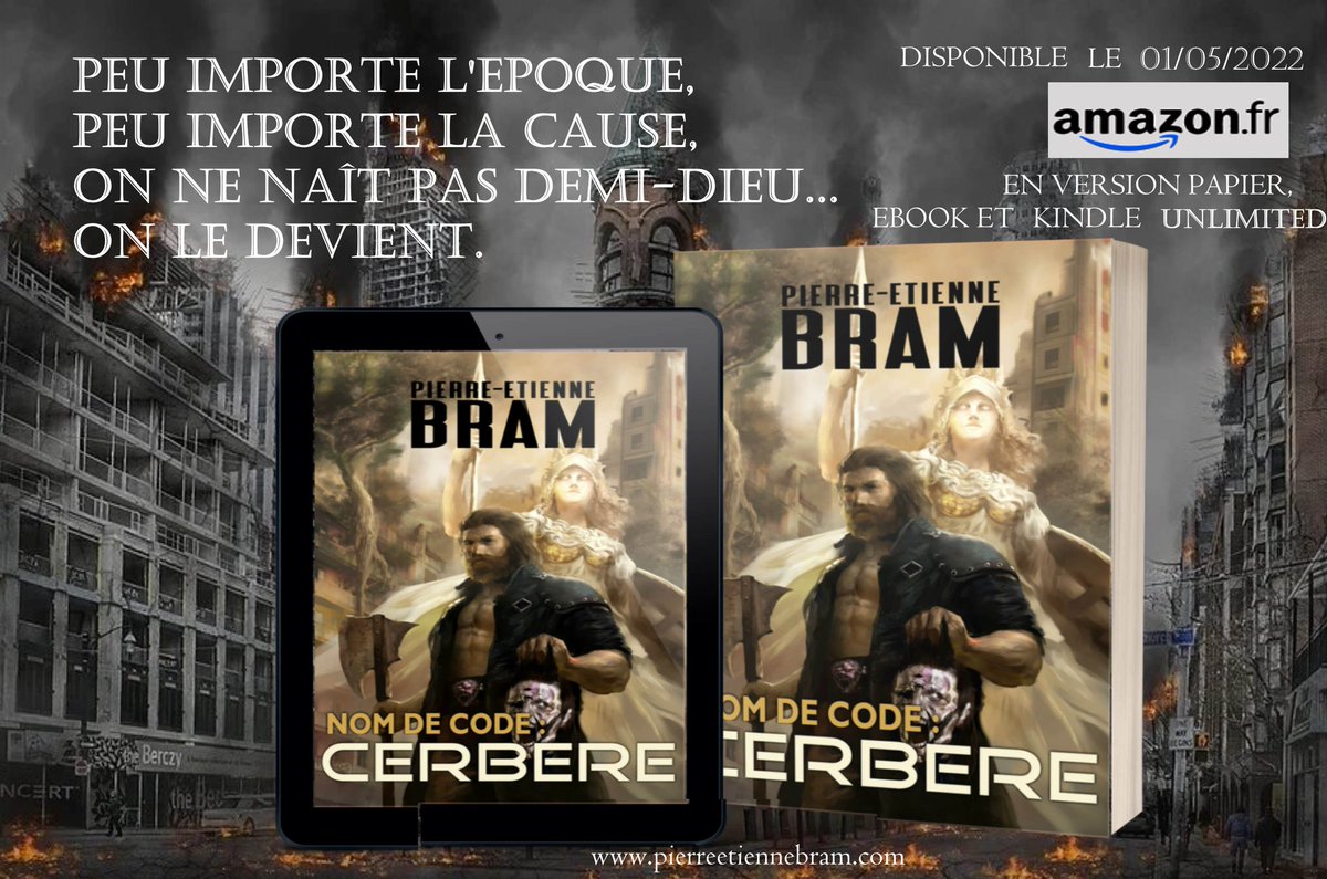 pebramauteur's tweet photo. J-10 avant la sortie de mon 7e livre. 
Dans 10j, vous découvrirez pourquoi, dans un futur post apocalyptique, Alcide va être condamné à exécuter 12 travaux : un crime sordide. Mais même lui ignore s'il la commis... 
Héra, une déesse de l'ancien Monde, elle, connaît la vérité. https://t.co/YO9JSPxyvw