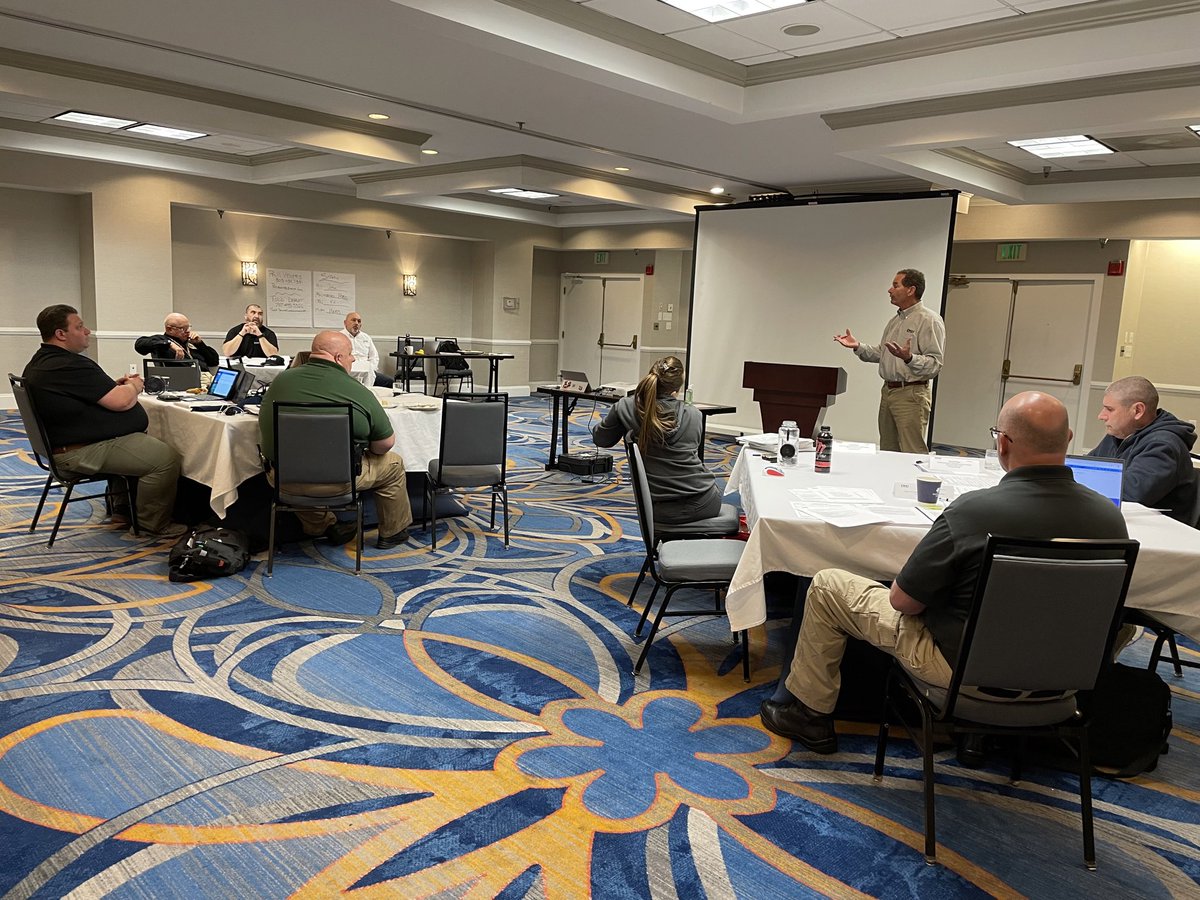 Maryland IMT training  this week on the use and application of Multi Agency Coordination groups and systems with EMSI…