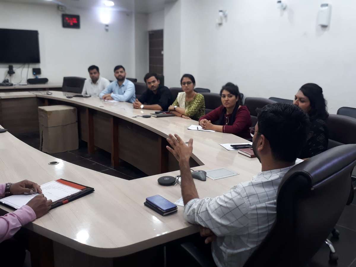 DharaBhalara's tweet photo. Trainee officers of GAS 2021 batch from SPIPA visited District Panchayat Ahmedabad today. An interactive session was conducted and guidance provided by @dp_amdavad sir.
@SPIPAofficial @GAS_Association https://t.co/DFqmTkPhVF