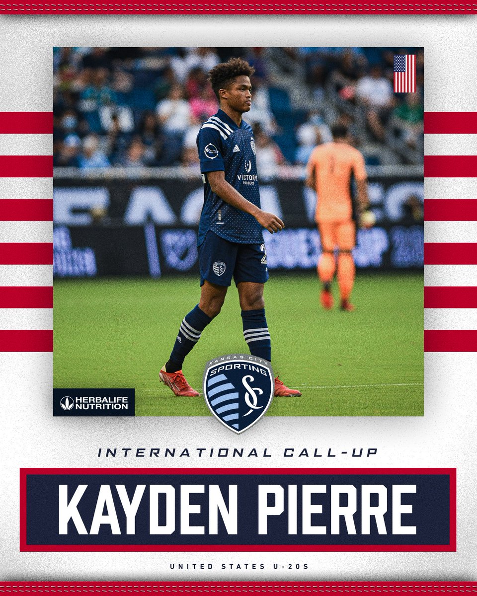 🇺🇸📞🆙

Kayden Pierre to join U.S. U-20 National Team: sportingkc.com/skcii/news/spo…

#SportingKC | <a href="/Herbalife/">Herbalife</a>