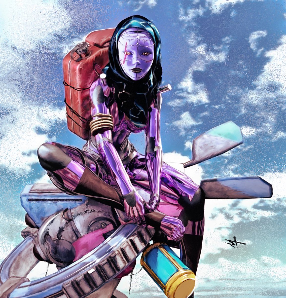 We’re almost ready to present to you our beautiful droid…comment 🤖 if you wanna see her NFT…