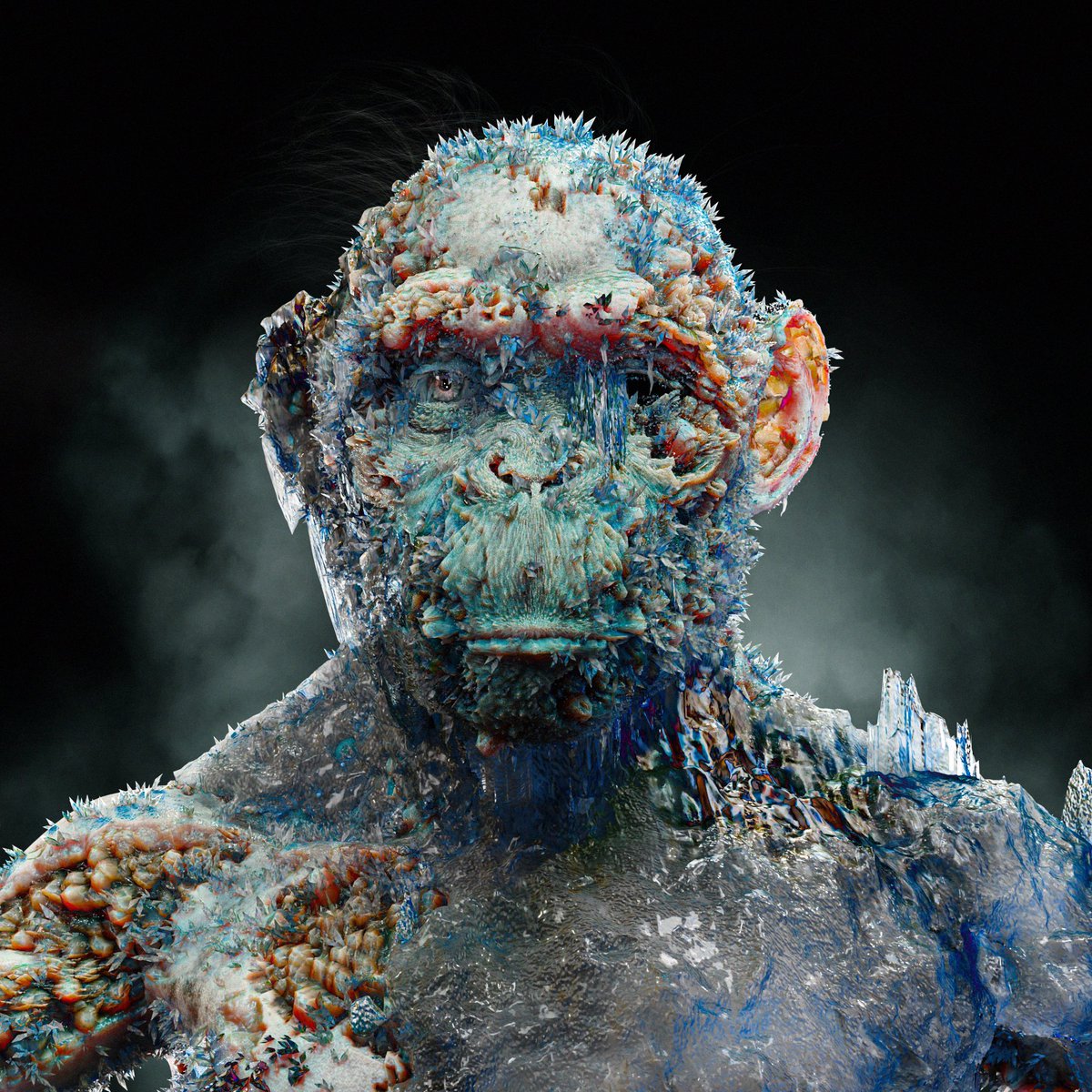 SmartBeast_nft's tweet photo. Half badass, half deep-sea Mutant, full beast. 🐵

How sick is this new sneak peek? 🦠

RT if you’re excited about our Mutant collection! 🔥 https://t.co/lbApFDRzHW