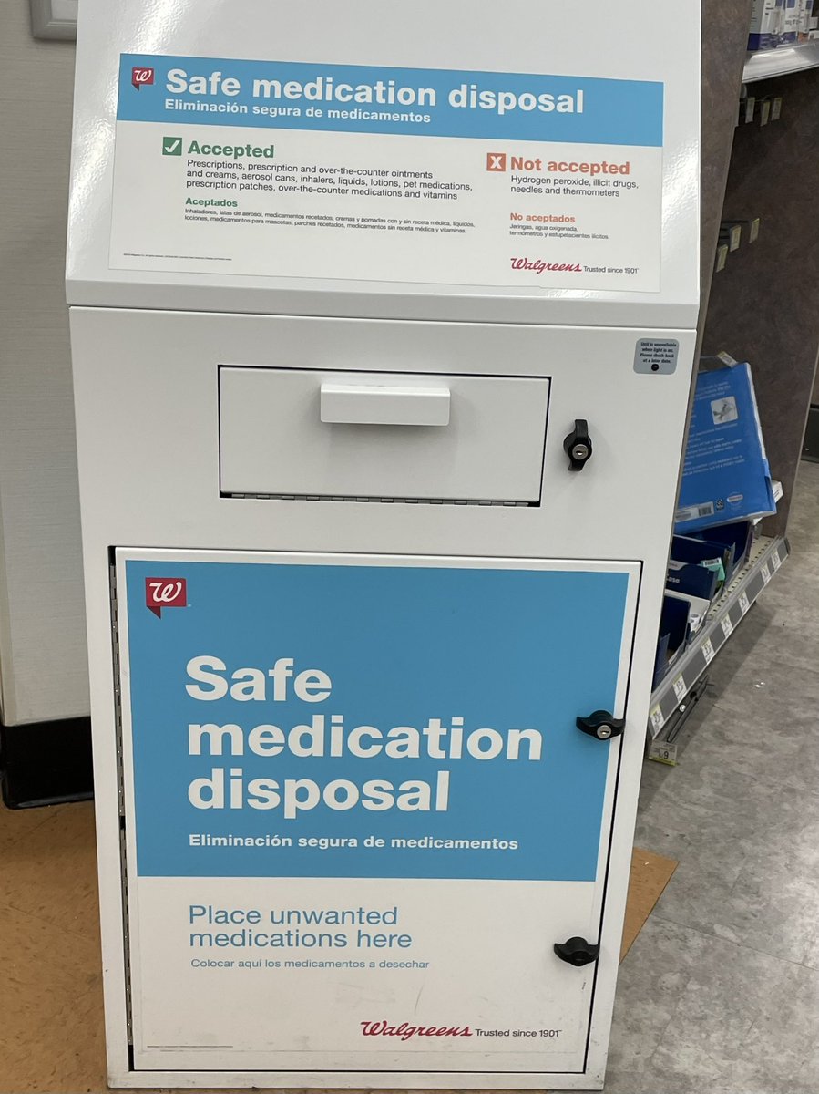 Get those unused prescriptions out of your medicine cabinet and help keep our students safe. This safe drop off location is at the Walgreens on Roswell Road in Sandy Springs