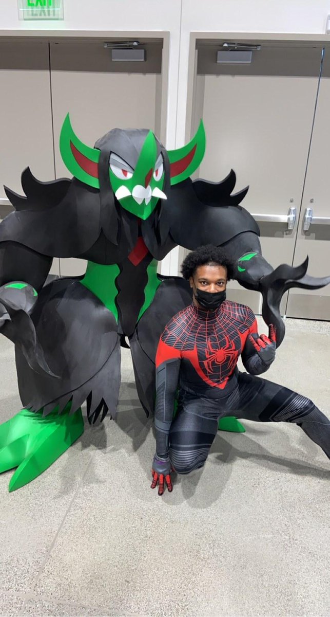 TimcangJr's tweet image. Grimmsnarl Cosplay at #Sacanime #pokemon #PokemonUNITE #pokemongo #cosplay #grimmsnarl