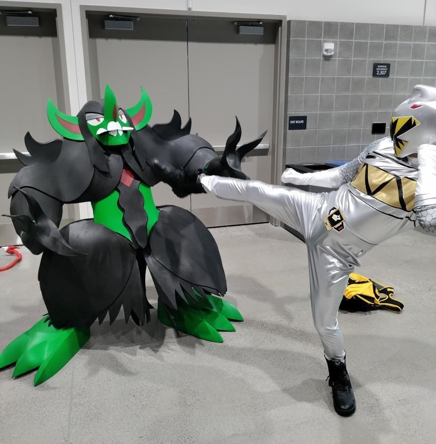 TimcangJr's tweet image. Grimmsnarl Cosplay at #Sacanime #pokemon #PokemonUNITE #pokemongo #cosplay #grimmsnarl