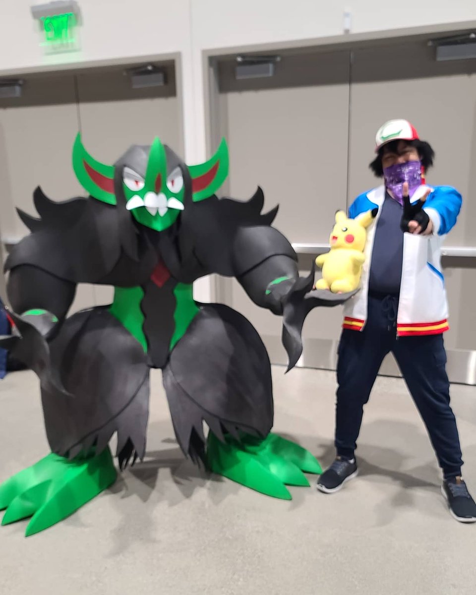 TimcangJr's tweet image. Grimmsnarl Cosplay at #Sacanime #pokemon #PokemonUNITE #pokemongo #cosplay #grimmsnarl