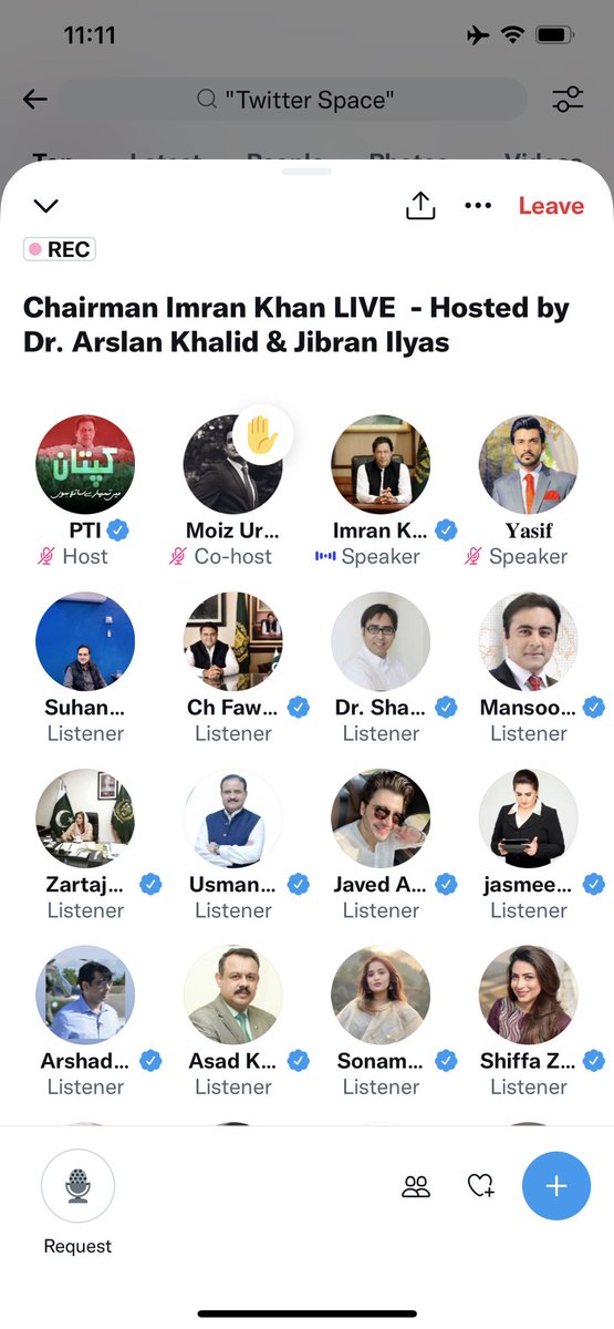 NaseerAwanX's tweet image. World Record 165K+ Peoples in Twitter Space of Imran Khan

 #SpacesHost 
  #امپورٹڈ_حکومت_نامنظور