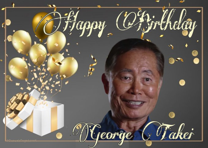 Happy Birthday George Takei
Oh Myyyy 85 years and still faboo! 