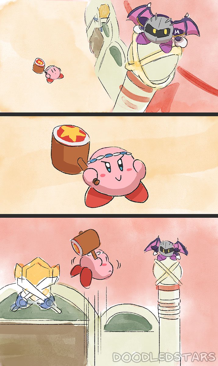 Kirby will do anything to be with a friend. 