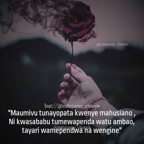 misemo_ya_nguvu's tweet photo. #lovequotes #lovesigood #motivation #fashion #wasafitv #eastafricatv #cloudfm #memes #tanzania https://t.co/KXVIhmhQth