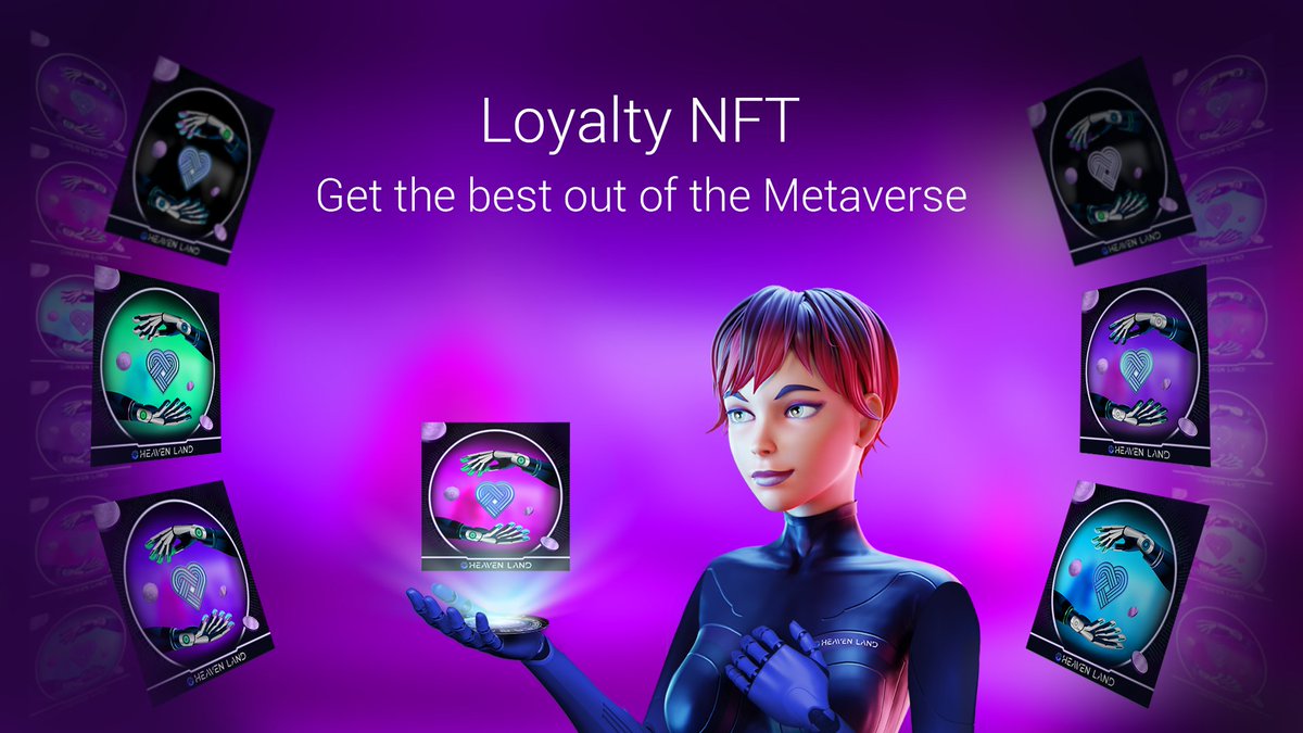 💎 Loyalty NFTs revealed 💎

We just revealed the Loyalty NFTs that will give the holders not only $HTO tokens but also many forever (or one time) perks!

Details: heavenland.io/loyalty 

Read in 👇🧵