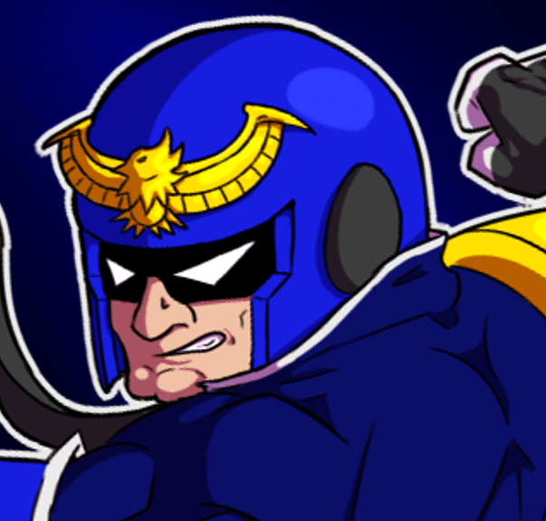 Yet another drawing for another homie. 
Here's a falcon with @Midnight_B1u3's custom skin! 
I'd like to think it came out pretty good :D
#drawing #doodle #captainfalcon #fzero #supersmashbrosmelee