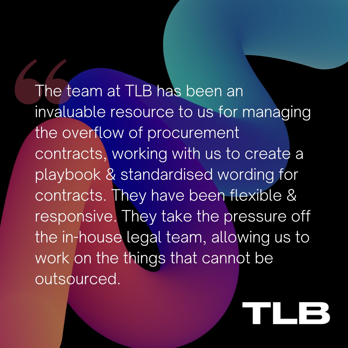 We’ve onboarded hundreds of clients using the tried and tested process linked below, but don't just take our word for it.

Thank you to Stephanie Dominiy from <a href="/snyksec/">Snyk</a> ❤️ 

tlb.law/managed-servic…

#InHouseLegal #ContractManagement