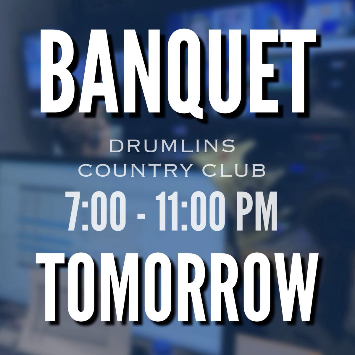 BANQUET IS BACK! Join us this April at our IN-PERSON 2022 Annual <a href="/CitrusTV/">CitrusTV</a> Banquet! The event will be held at Drumlins Country Club tomorrow from 7:00 to 11:00 PM. 

Food will be served and for those observing Passover, there will be a kosher option available.