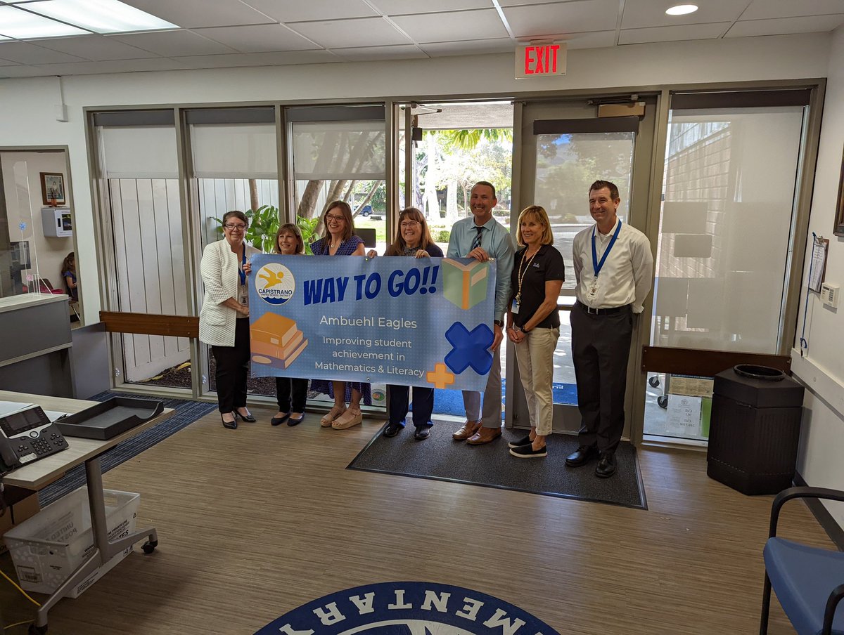 Congratulations Ambuehl Elementary for showing significant academic growth for your students. <a href="/AmbuehlEagles/">Ambuehl ES</a> <a href="/CapoUnified/">Capistrano Unified</a> <a href="/CapoForward/">CapoForward</a>