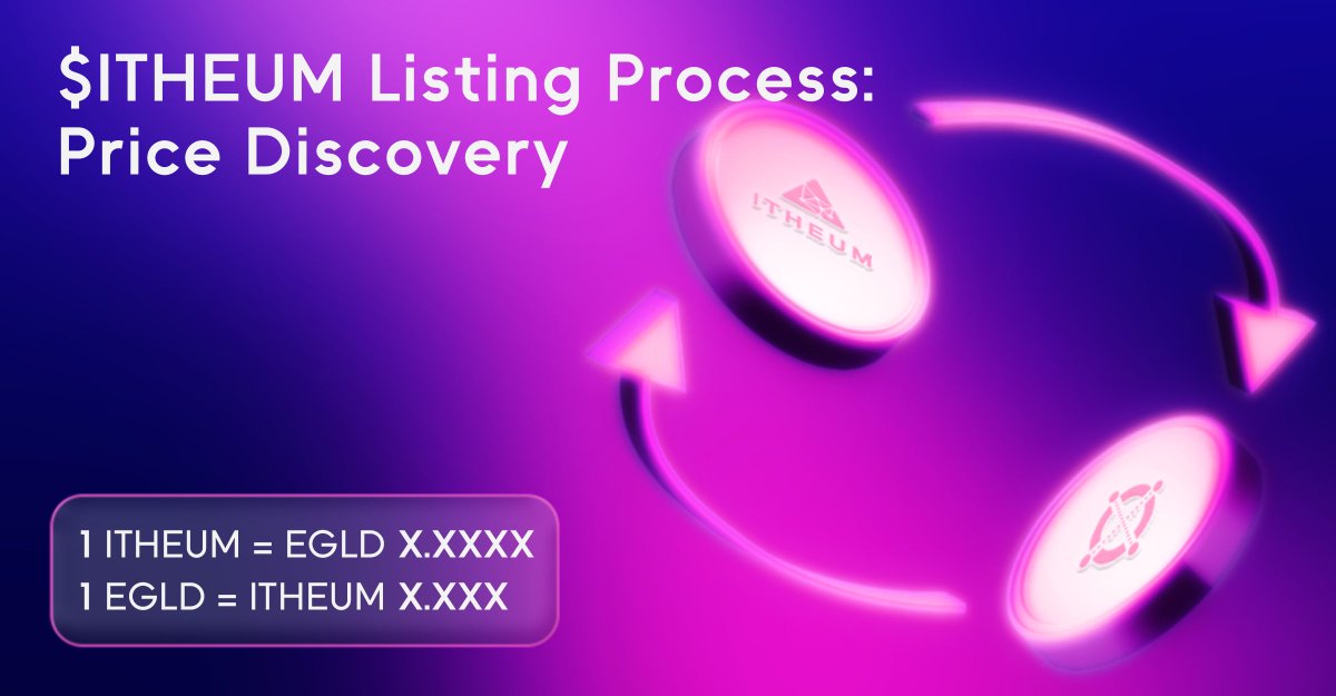 ⚡️In the $ITHEUM Price Discovery stage, you can deposit $ITHEUM or $EGLD in the <a href="/MaiarExchange/">X Exchange</a> liquidity pool   

The number of tokens will change &amp; update the $ITHEUM price, establishing the EGLD/ITHEUM ratio.

Learn more here 👇
youtube.com/watch?v=0Syo8z…

#Itheum #ElrondTech