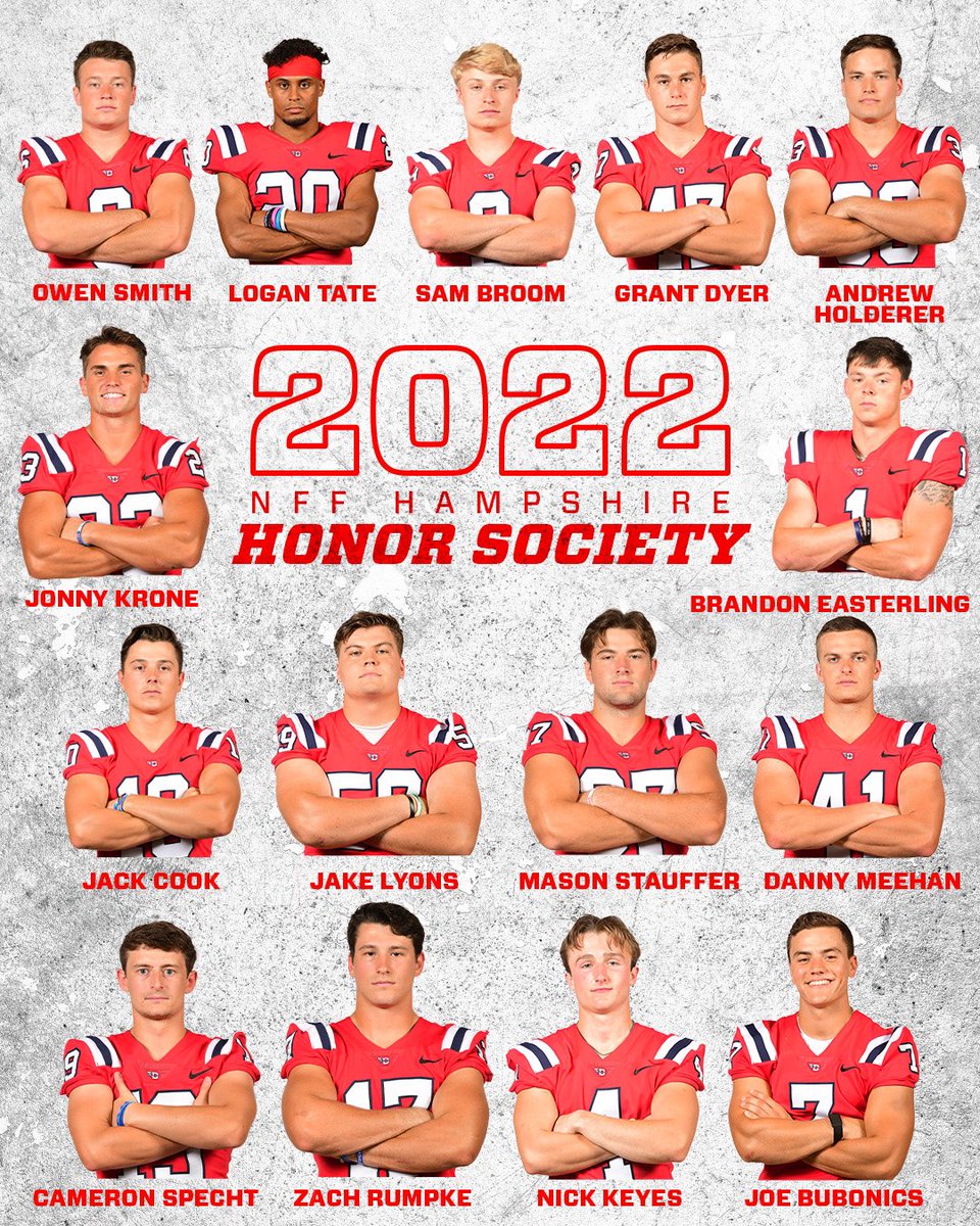 More than just football‼️

Fifteen Flyers are named to the NFF Hampshire Honor Society, putting Dayton with the second most number of players named overall. #GoFlyers