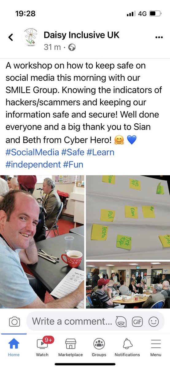 CyberHeroUK's tweet photo. Thank you so much to @DaisyInclusive having us in today and thank you to @Onward_Living for the funding and opportunity to work in the community. I always love creating new materials, our latest addition is play your cards right which went down a storm 🙌🏽💙🛡. https://t.co/PqIXkdr0aU