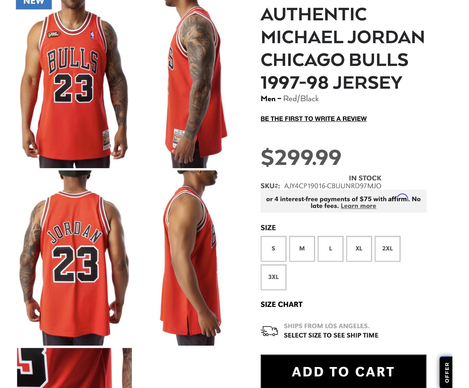 SNKR_TWITR on X: M&N NBA Michael Jordan Chicago Bulls 1997/98  Authentic Jersey on Shiekh Shop ->  #Ad   / X