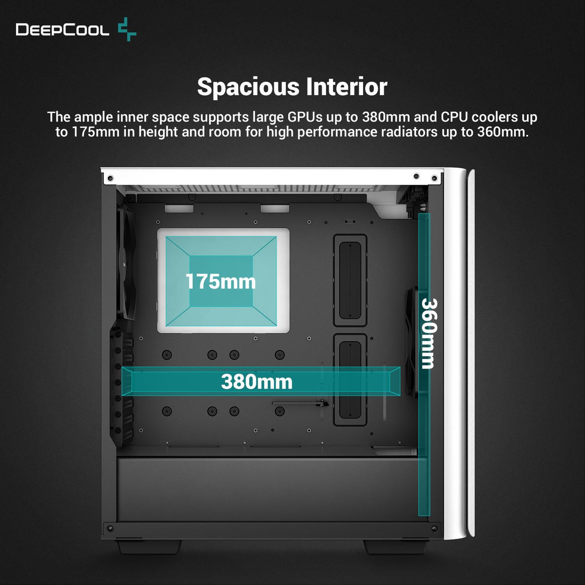 DeepCoolNA's tweet photo. The #CK500 White Mid Tower Case. Sleek, clean, minimalistic design without sacrificing great airflow.
#deepcool #gamingcase #battlesation #esports #pcrgb #gamingcommunity #gamingindustry #midtowercase https://t.co/E58CTEt6ww