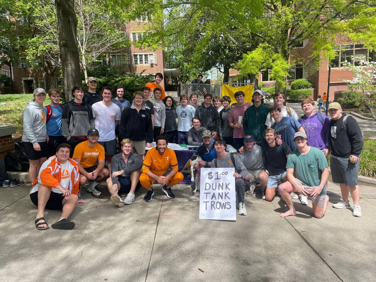 Amazing day of raising money for the Wounded Warrior Foundation with Sigma Alpha Epsilon, <a href="/coachjoshheupel/">Josh Heupel</a> of <a href="/Vol_Football/">Tennessee Football</a> , and Coach Vitello of <a href="/Vol_Baseball/">Tennessee Baseball</a>