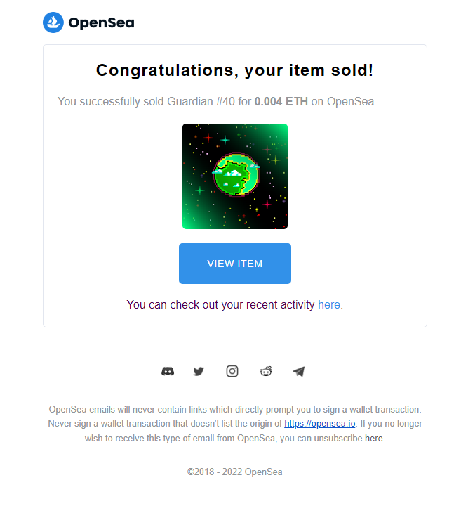 𝐆𝐮𝐚𝐫𝐝𝐢𝐚𝐧 sold out🪐😍New Owner will be participant in Giveaway from today!⭐Floor Price is still Unbeatable, its 0.004 So hurry up!⭐opensea.io/collection/shi…
#nfts #nftcollector #NFTcommunity #cryptoart #digitalart #art #nftartist #NFTGiveaway #ETH  #NFTdrops