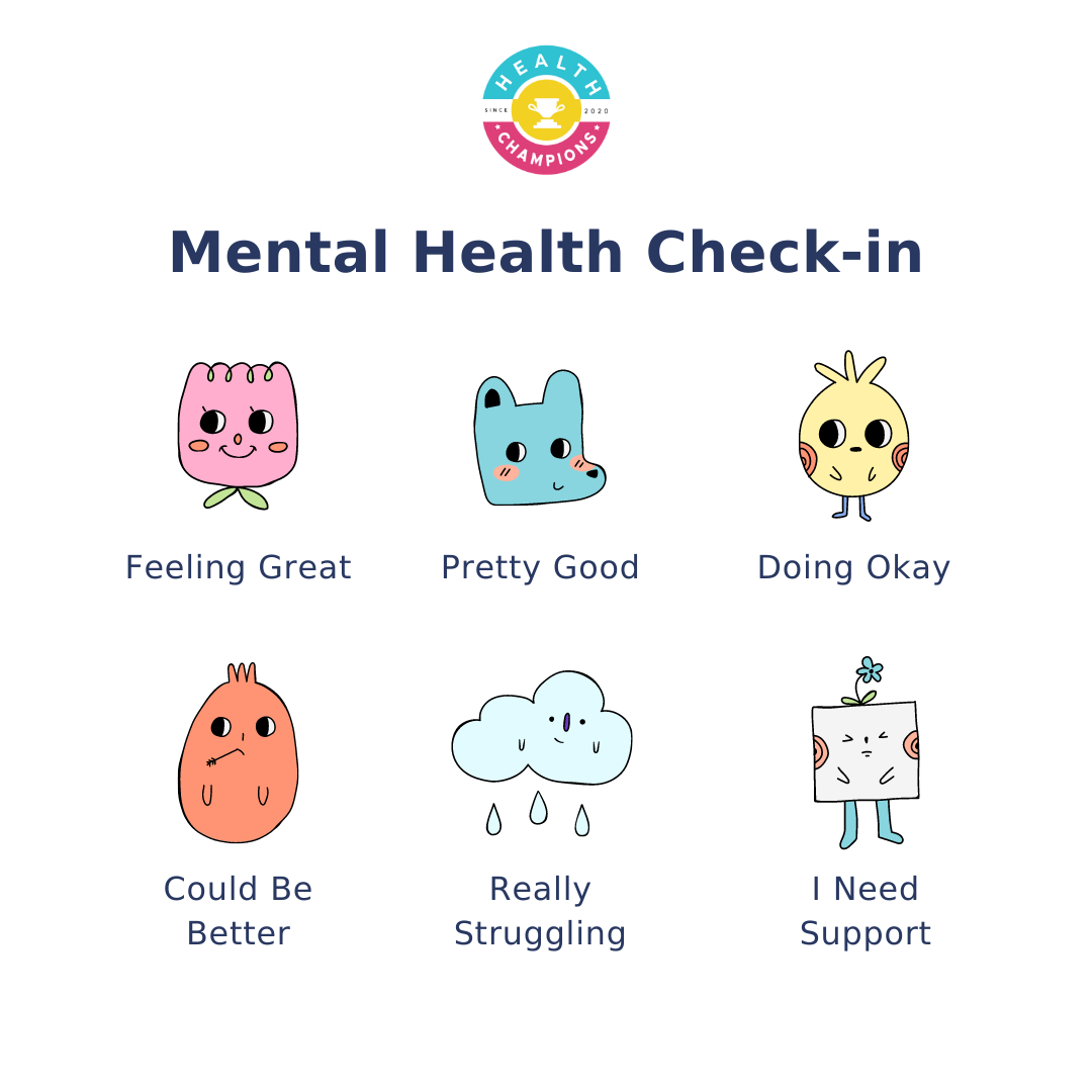 JoinHCs's tweet photo. Mental health check-in! ☑️ How are you feeling today? ❤️ #mentalhealthawareness https://t.co/HmcX7hl6aO