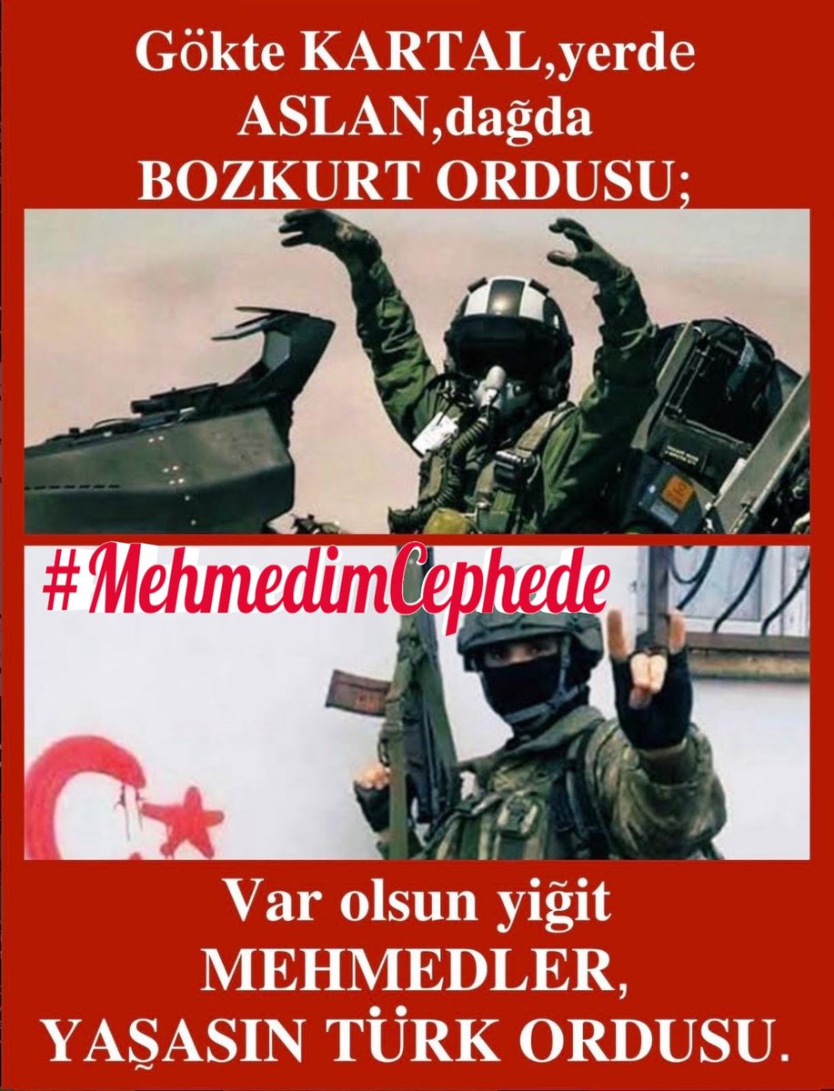Türk🇹🇷Silahlı kuvvetlerimiz Pençe Kilit Operasyonu ile PKK’ya en ağır darbeyi vurarak, Barınma,haberleşme, Eğitim faaliyetlerinide Yok ediyor. Mehmet'çigin PKK'ya vurduğu her pençe ABD Emperyalizminin Bölgemizdeki planlarınada Darbe vurmaktadır. #İslamınSonOrdusu #MehmedimCephede