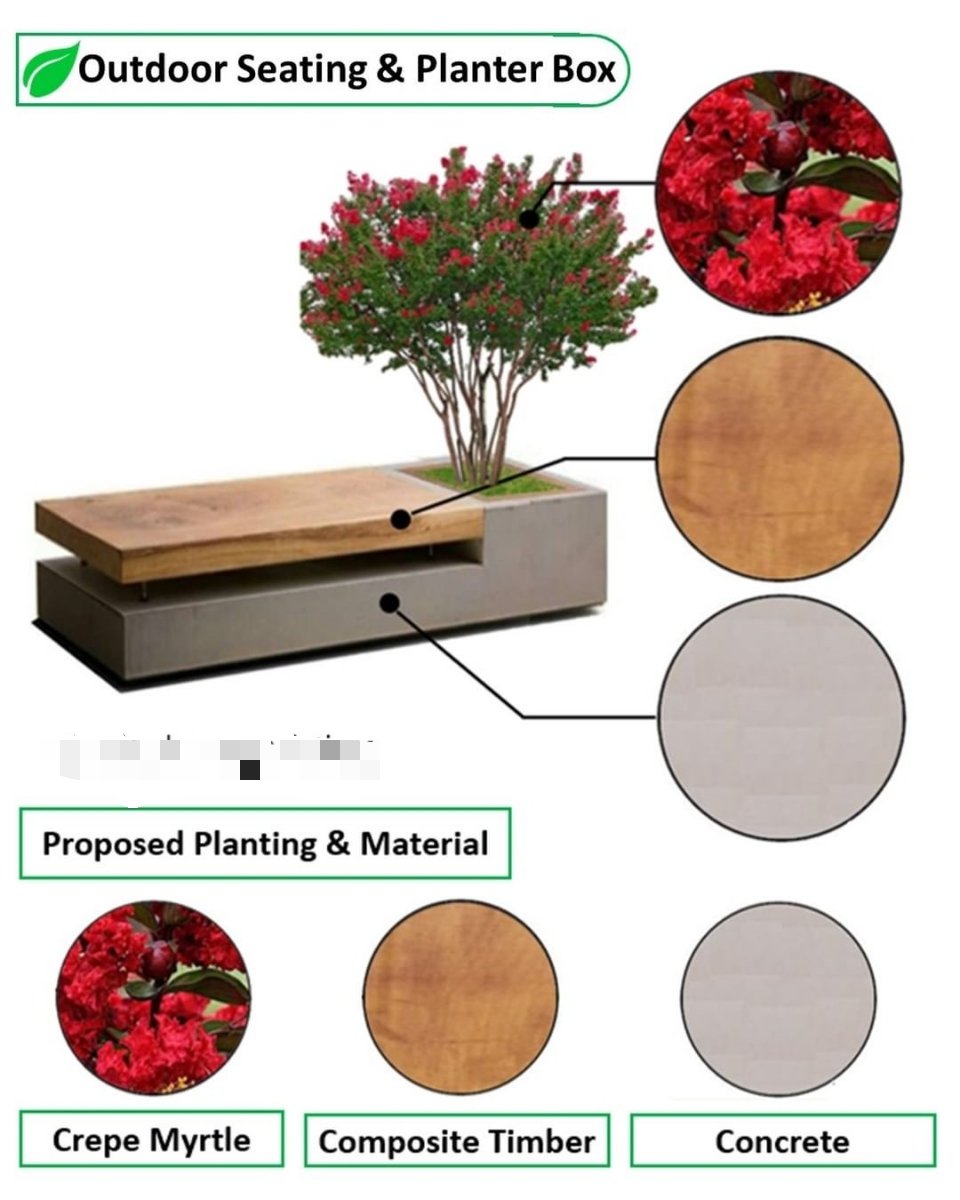 Buchigladness's tweet photo. Let's have an understanding of some plant species  and materials for enhancing outdoor seating areas https://t.co/P1L7qsNq7l