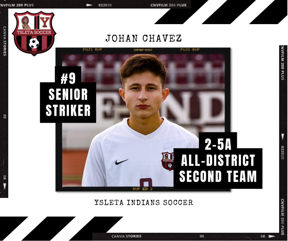 Congrats to Johan Chavez who made the 2-5A All-District Second Team! <a href="/JohanChavez1904/">Johan Chavez</a> <a href="/YsletaHS/">Ysleta HS</a>