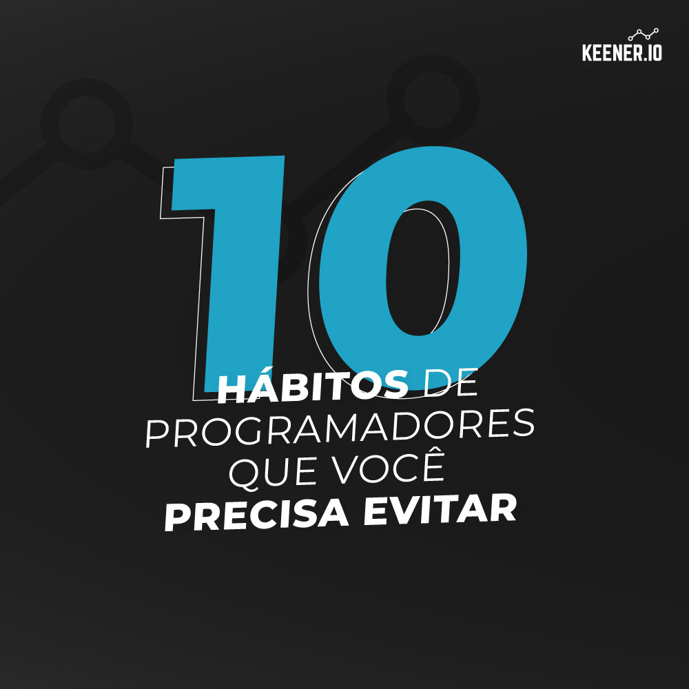 keener_io's tweet photo. Tudo na vida é a criação de rotinas e hábitos, alguns bons e outros nem tanto.
Neste post, listamos 10 hábitos de programadores que você precisa repensar, caso eles façam parte do seu dia a dia. Vem ver aqui: https://t.co/AIXUMbUIdC

#softwarehouse #software #habitodeprogramador https://t.co/FuRgDhsyxT