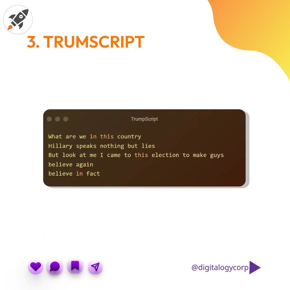 DigitalogyCorp's tweet image. Did you even know that these programming languages exist? 😏
#programming #programminglang #coding #coders #code #codinglanguages #scripting #scriptinglanguages #programming #programminglanguage #programminglife #learnprogramming #programmings #programmingislife