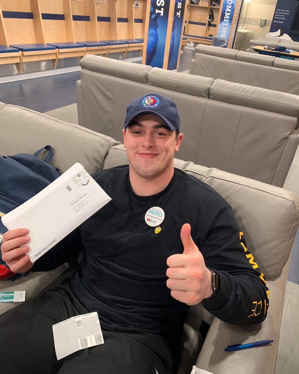 StFXFootball's tweet photo. X-Men Football was proud to support such an important cause.  Here are a few photos of some of our players after they decided to Join Gail's Fight

Please take a few minutes to @joingailsfight. 

Join the stem cell registry today at https://t.co/HBR09nuijb https://t.co/eaACuF7L9I