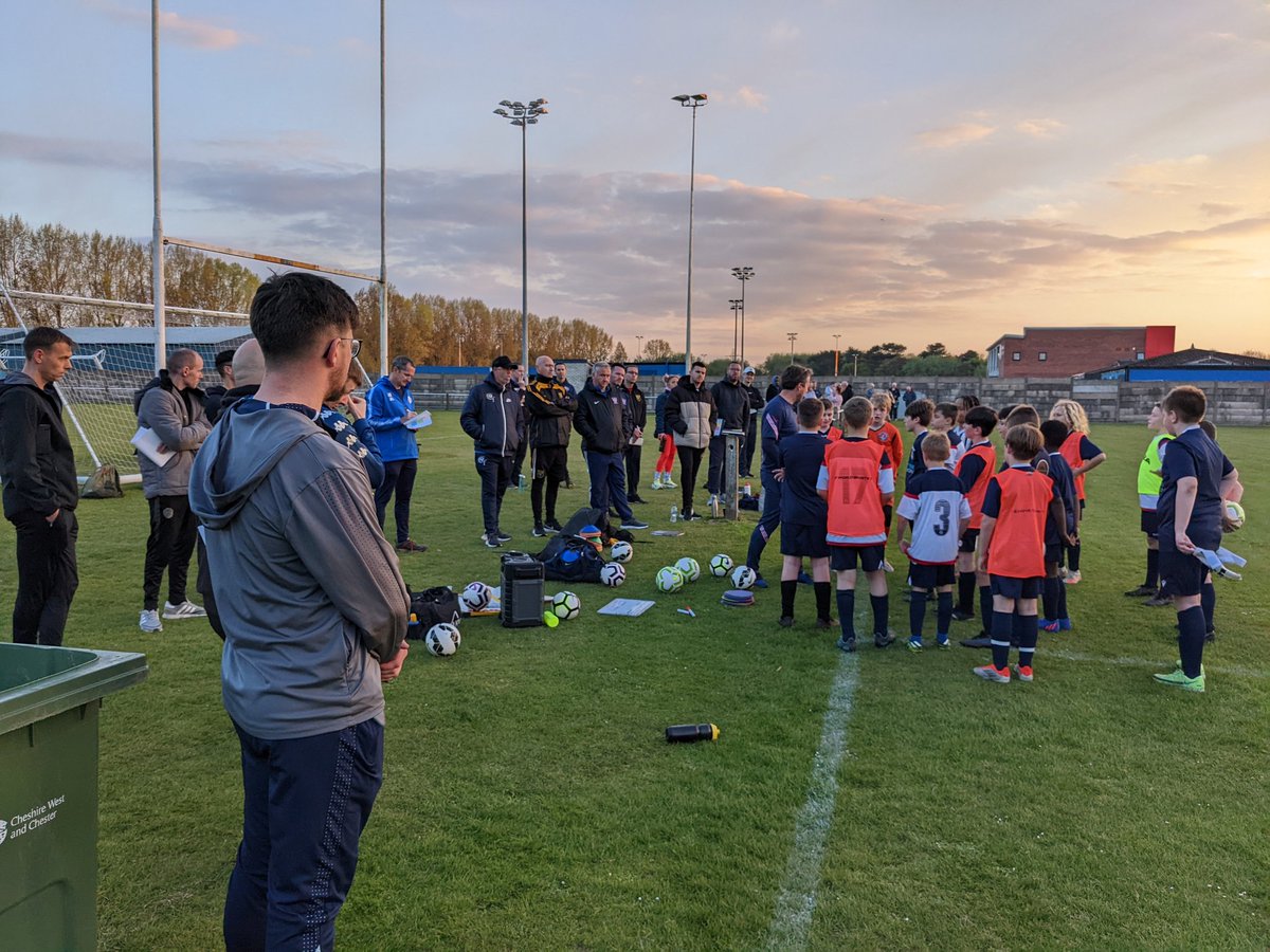 Enjoying a CPD event with the Cheshire FA on developing skillful players.....<a href="/Cheshire_FA/">Cheshire Football Association</a>