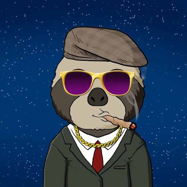ClubAltoNFT's tweet photo. Enjoy 420 #CannabisCommunity #420day #cannabisculture #StonerFam #NFT #digitalart #sloth #blunt https://t.co/GoOkPm4anY