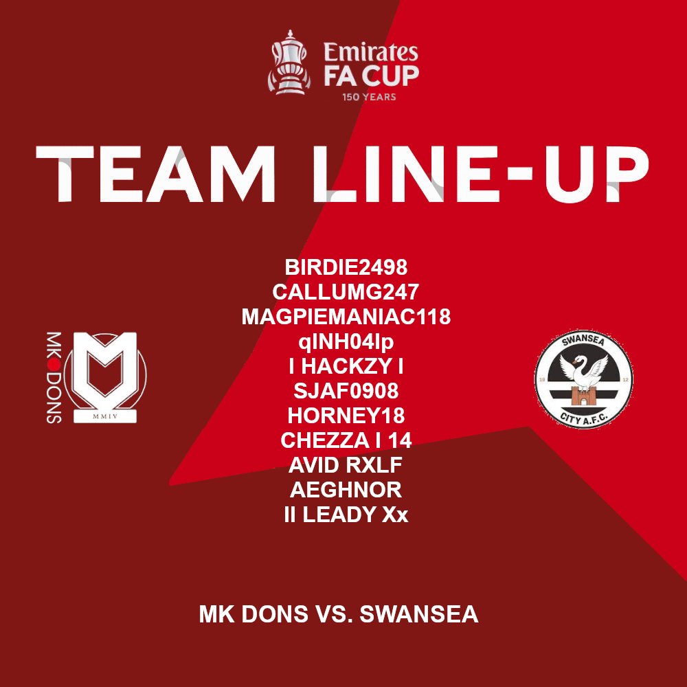 Our lineup today <a href="/TheVFL_/">VFL</a>