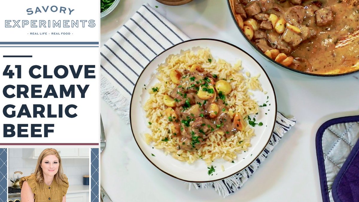 Creamy 41 Clove Garlic Beef!

youtu.be/SOB4YV4SSRk via <a href="/YouTube/">YouTube</a>