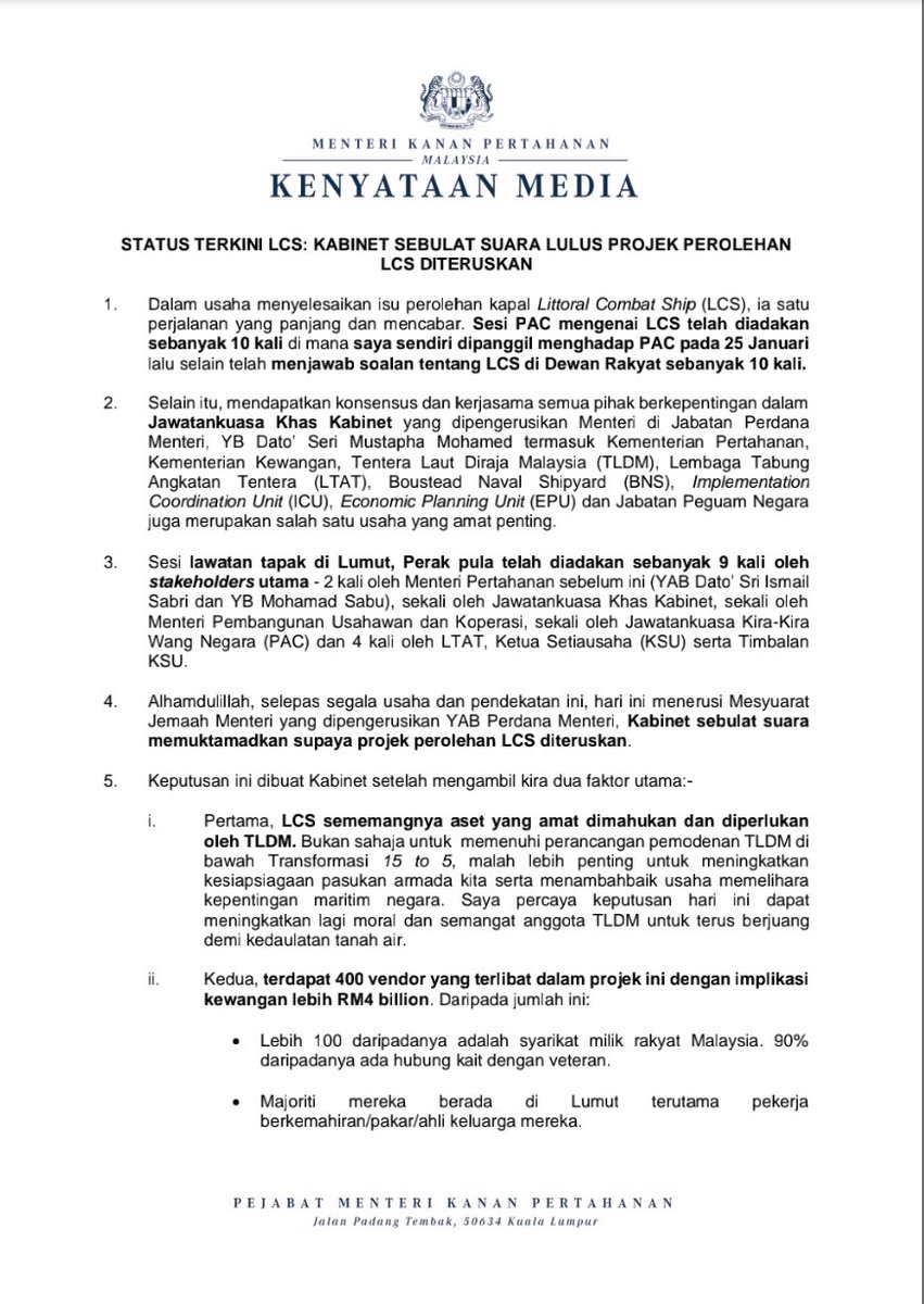 Royal Malaysian Navy tweet media