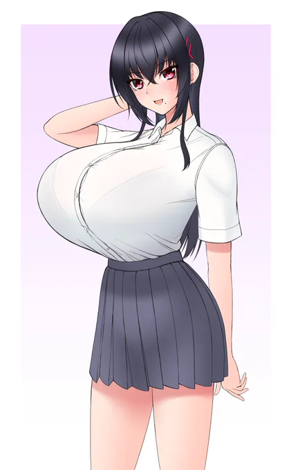 ロケット乳テントrkgkに軽く着彩 