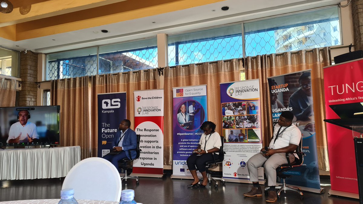 MakersforX's tweet photo. Amazing start for the Open Source for Equality initiative in Uganda! Fantastic panel, great participation off- and online. A big thank you to all the people involved in making this happen! Great job @RIL_Uganda! #GDDF2022 #OSEQ https://t.co/BbMZCiQUoQ