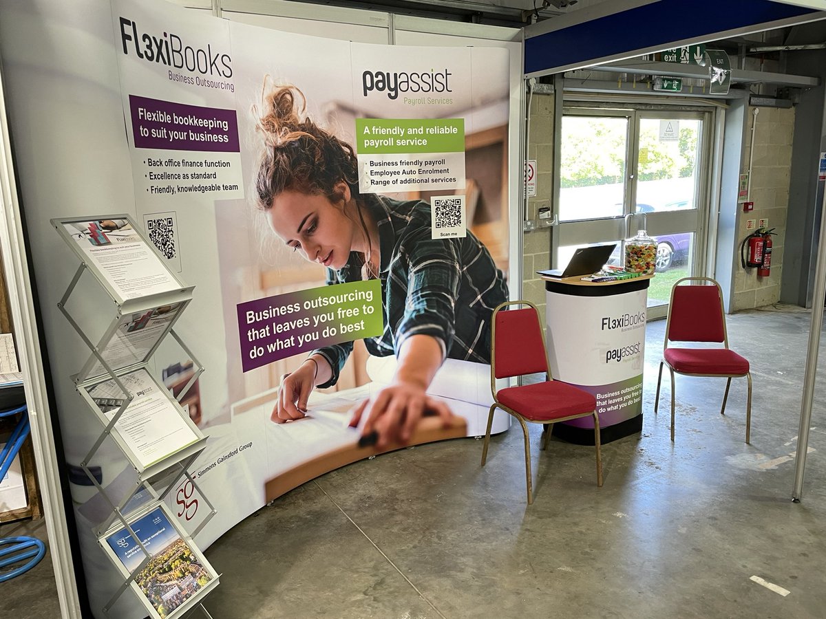 Fl3xi_Books's tweet photo. We’re with @Pay_Assist on Stand 6 at @SussexBizShow today. Come say hello - there might even be a jellybean in it for you! 👋 https://t.co/sNbnolZ94x