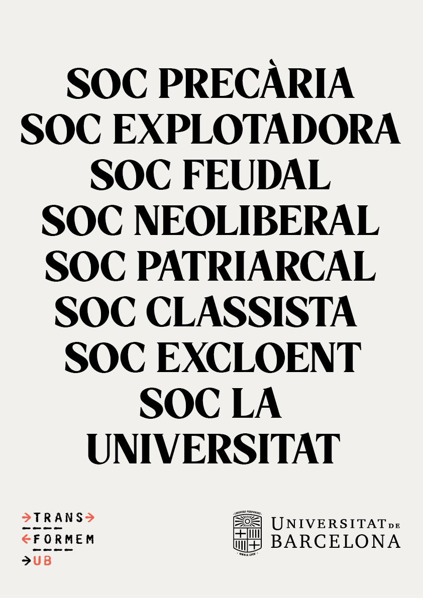 TransformemUB's tweet photo. Troba les set diferències, entre la propaganda i la realitat❗️🧵
⚠️ La UB és la que té més professorat associat de tot l'estat, una situació de frau de llei permanent.
Des de #TransformemUB ho tenim clar, plantem cara a la precarietat! 🔥🔥
#ProuPrecarietatUB
#ExplotaUB https://t.co/cEhBMtVCnZ